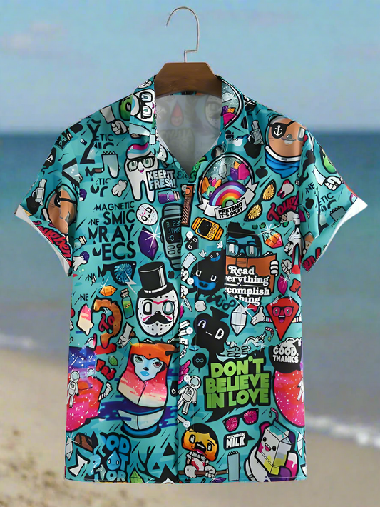 Rayon Printed Half Sleeves Shirt