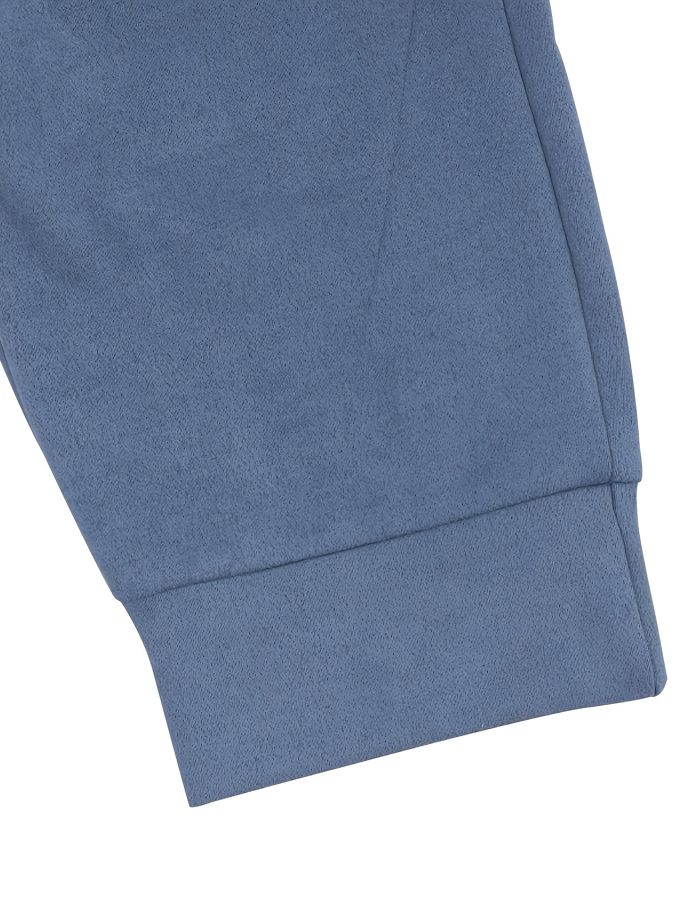 2pcs Men'S Casual Solid Color Sweatsuit Set, Polyester Knit Fabric with Slight Stretch, Regular Fit, with Lapel Collar, Button Details, for Spring/Fall - Fashionable American Style Workwear Jacket and Pants Combo