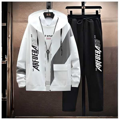 Fleeces Printed Track Suit