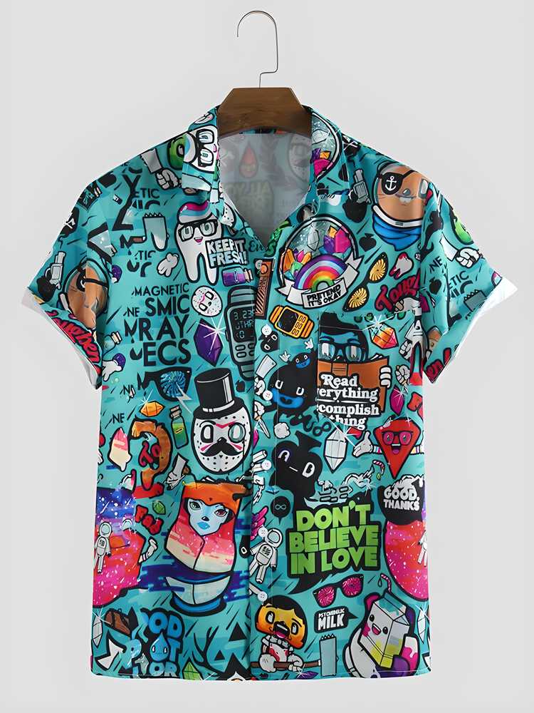 Rayon Printed Half Sleeves Shirt
