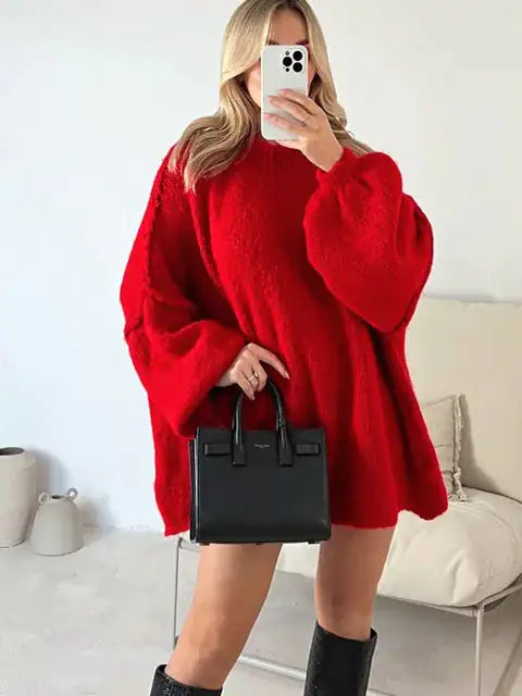 Harper Knitted Oversized Women's Sweater