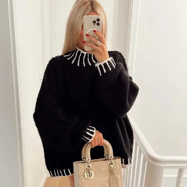 Harper Knitted Oversized Women's Sweater