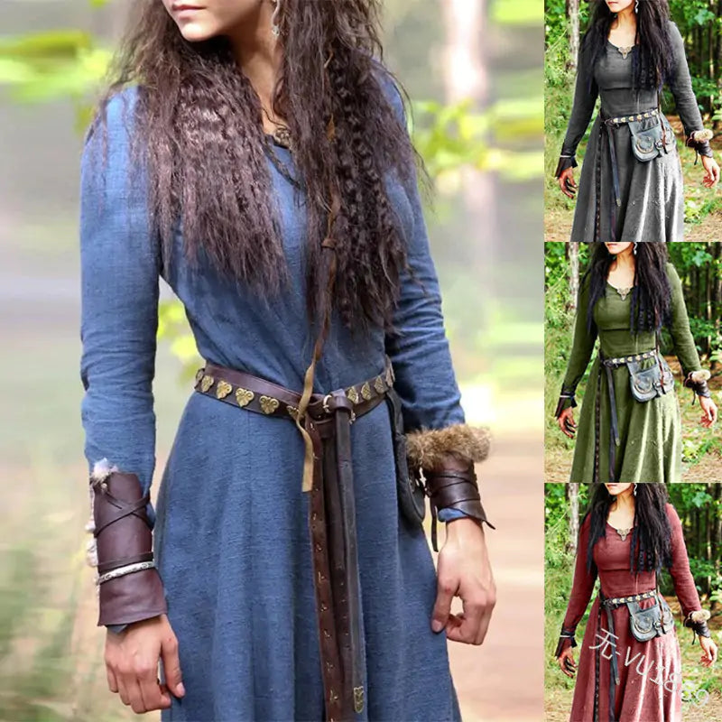 Medieval Long Sleeve Dress