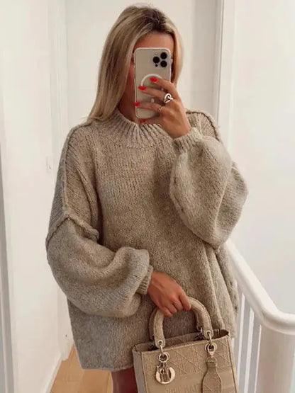 Harper Knitted Oversized Women's Sweater