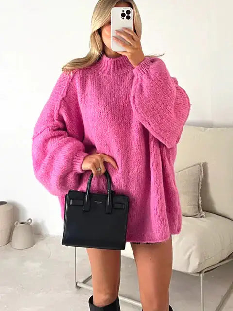 Harper Knitted Oversized Women's Sweater