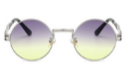 Vintage Metal XIU Round Sunglasses