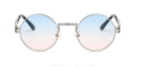 Vintage Metal XIU Round Sunglasses