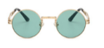 Vintage Metal XIU Round Sunglasses