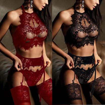 Fantasias lencería sexy sexy caliente erótico liguero bragas mujeres disfraces g-string conjunto de ropa interior sexo porno lencería femenina