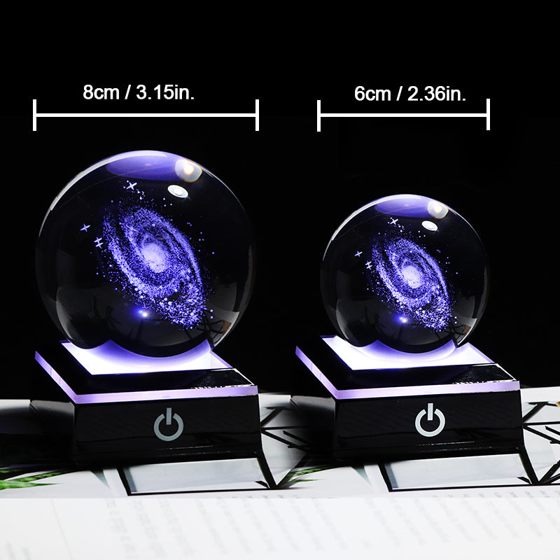 Galaxy 3D Crystal Ball