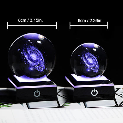 Galaxy 3D Crystal Ball