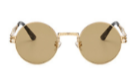 Vintage Metal XIU Round Sunglasses