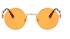 Vintage Metal XIU Round Sunglasses