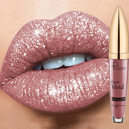 Brillo de labios líquido brillante mate de larga duración de 18 colores